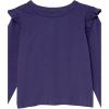 imageHonestBaby Girls 3pack 100 Organic Cotton Flutter Long Sleeve TshirtsBlue Ribbon