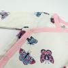 imageHonestBaby unisexbaby 3pack Long Sleeve Sidesnap Kimono Bodysuits Organic Cotton for Infant Baby Boys Girls UnisexFlying Butterfly Ivory