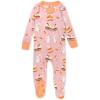 imageHonestBaby Celebration Nonslip Footed Pajamas Onepiece Sleeper Zipfront Pjs 100 Organic CottonBunnylicious
