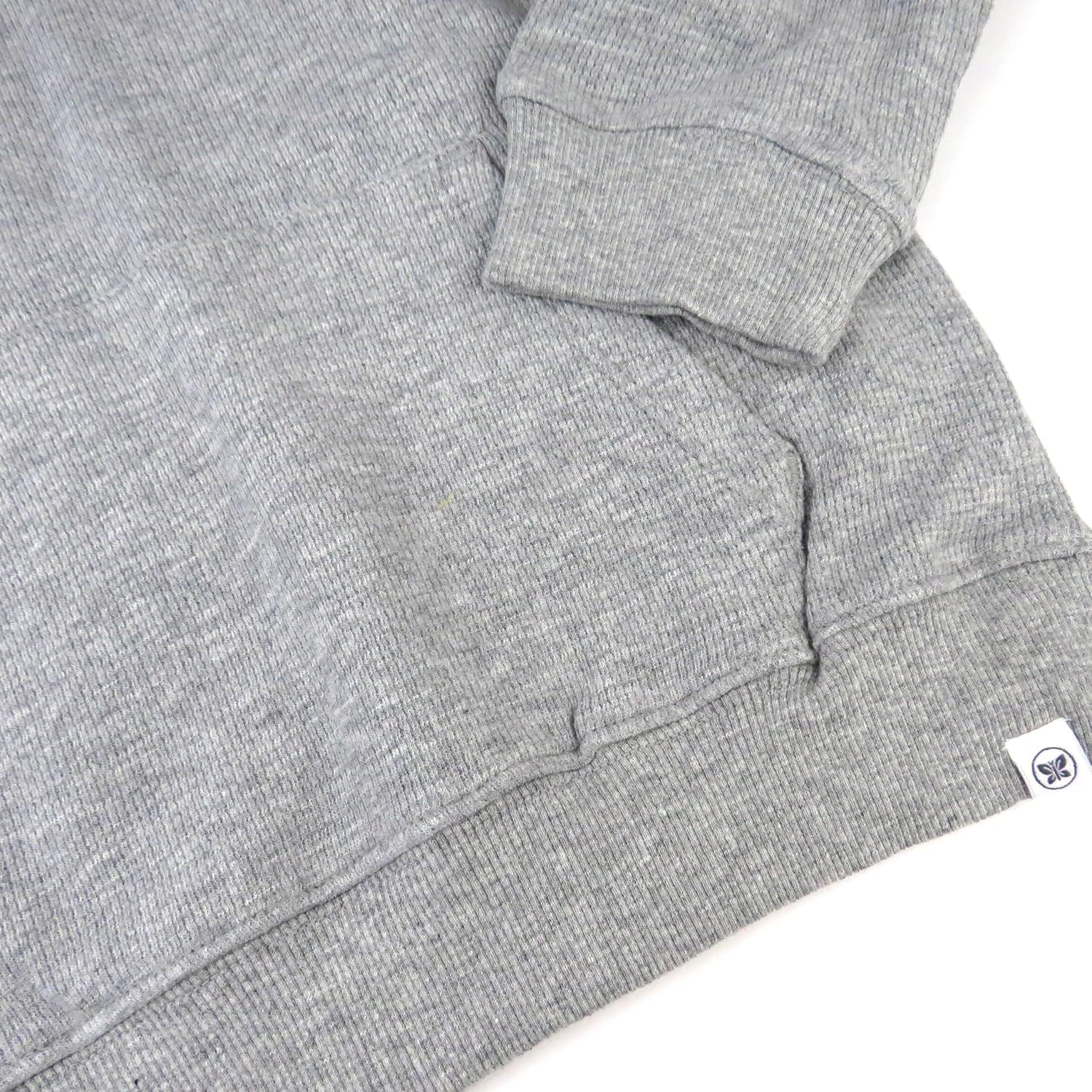 imageHonestBaby Comfy Hoodie Sweatshirt with Pockets 100 Organic Cotton for Toddler Baby BoysGray Heather Hoodie