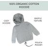imageHonestBaby Comfy Hoodie Sweatshirt with Pockets 100 Organic Cotton for Toddler Baby BoysGray Heather Hoodie
