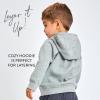 imageHonestBaby Comfy Hoodie Sweatshirt with Pockets 100 Organic Cotton for Toddler Baby BoysGray Heather Hoodie