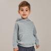 imageHonestBaby Comfy Hoodie Sweatshirt with Pockets 100 Organic Cotton for Toddler Baby BoysGray Heather Hoodie