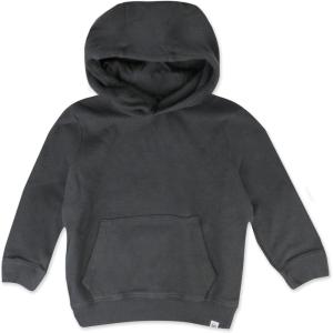 imageHonestBaby Comfy Hoodie Sweatshirt with Pockets 100 Organic Cotton for Toddler Baby BoysBlackened Pearl Hoodie