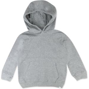 imageHonestBaby Comfy Hoodie Sweatshirt with Pockets 100 Organic Cotton for Toddler Baby BoysGray Heather Hoodie