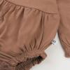 imageHonestBaby Bubble Romper and Headband Set Organic Cotton for Infant Baby and Toddler Boys Girls Unisex2pack Brown