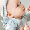 imageHonestBaby Bubble Romper and Headband Set Organic Cotton for Infant Baby and Toddler Boys Girls Unisex2pack Sketchy Floral Gray