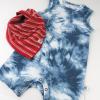 imageHonestBaby Bubble Romper and Headband Set Organic Cotton for Infant Baby and Toddler Boys Girls Unisex2pack Tie Dye Independence