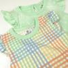 imageHonestBaby Romper and Ruffle Bodysuit Dress 100 Organic Cotton for Infant Baby and Toddler GirlsSeersucker Plaid Fawn