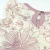 imageHonestBaby Romper and Ruffle Bodysuit Dress 100 Organic Cotton for Infant Baby and Toddler GirlsSketchy Floral Hazy Lavender