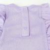 imageHonestBaby babygirls Long Sleeve Ruffle Bodysuit ampamp Flare Legging Set 100 Organic Cotton for Baby GirlsPurple Plaid 2pack