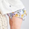 imageHonestBaby babygirls Novelty Top Bloomer ampamp Headband Set 100 Organic Cotton for Baby and Toddler GirlsJumbo Floral Lilac 3pack