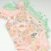 imageHonestBaby Cami Bodysuits Onepiece 100 Organic Cotton for Baby GirlsPeach Blossom Floral