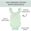 imageHonestBaby Cami Bodysuits Onepiece 100 Organic Cotton for Baby GirlsPeach Blossom Floral