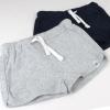 imageHonestBaby 2Pack Cargo Shorts 100 Organic Cotton for Infant Baby and Toddler Boys GirlsNavyGray