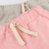 imageHonestBaby 2Pack Cargo Shorts 100 Organic Cotton for Infant Baby and Toddler Boys GirlsPinkTan