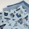 imageHonestBaby 3pack Footed Pants Roomy Fit Pull on Bottoms 100 Organic Cotton for Infant Baby Boys Girls UnisexDino Prep Academy Blue