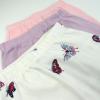 imageHonestBaby 3pack Footed Pants Roomy Fit Pull on Bottoms 100 Organic Cotton for Infant Baby Boys Girls UnisexFlying Butterfly Ivory