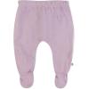 imageHonestBaby 3pack Footed Pants Roomy Fit Pull on Bottoms 100 Organic Cotton for Infant Baby Boys Girls UnisexFlying Butterfly Ivory