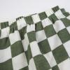 imageHonestBaby 3pack Footed Pants Roomy Fit Pull on Bottoms 100 Organic Cotton for Infant Baby Boys Girls UnisexOlive Checkerboard