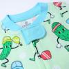 imageHonestBaby NonSlip Footed Pajamas OnePiece Sleeper ZipFront Pjs 100 Organic Cotton for Baby BoysDill Licious Pickle Ball