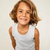 imageHonestBaby Sleeveless Muscle TShirts 100 Organic Cotton for Infant Baby and Toddler Boys Girls5pack Natural Ombre