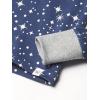 imageHonestBaby unisexbaby Classics 2piece Pajamas Sleepwear Pjs 100 Organic Cotton for Baby Toddler KidsTwinkle Star Navy
