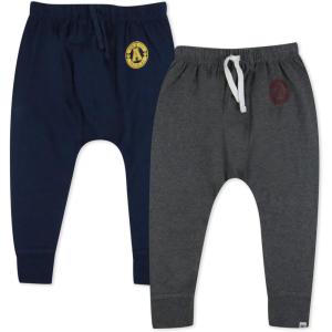 imageHonestBaby Multipack Honest Pants Joggers Pull on 100 Organic Cotton for Infant Baby and Toddler Boys Girls UnisexAcademy Patch
