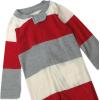 imageHonestBaby Baby Holiday Sleep ampamp Play Footed OnePiece Pajama Sleeper 100 Organic CottonBold Stripe Red