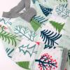 imageHonestBaby Baby Holiday Sleep ampamp Play Footed OnePiece Pajama Sleeper 100 Organic CottonFeelin Pine