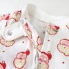 imageHonestBaby Baby Holiday Sleep ampamp Play Footed OnePiece Pajama Sleeper 100 Organic CottonHo Ho Ho