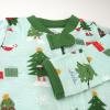imageHonestBaby Baby Holiday Sleep ampamp Play Footed OnePiece Pajama Sleeper 100 Organic CottonHoliday Skate