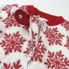 imageHonestBaby Baby Holiday Sleep ampamp Play Footed OnePiece Pajama Sleeper 100 Organic CottonHoliday Snowflake