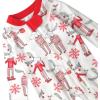 imageHonestBaby Baby Holiday Sleep ampamp Play Footed OnePiece Pajama Sleeper 100 Organic CottonMoose N Mugs