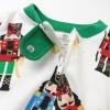 imageHonestBaby Baby Holiday Sleep ampamp Play Footed OnePiece Pajama Sleeper 100 Organic CottonNutcracker