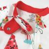 imageHonestBaby Baby Holiday Sleep ampamp Play Footed OnePiece Pajama Sleeper 100 Organic CottonPizza Joy