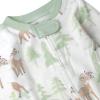 imageHonestBaby Baby Holiday Sleep ampamp Play Footed OnePiece Pajama Sleeper 100 Organic CottonReindeer Lights