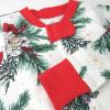 imageHonestBaby Baby OnePiece Holiday NonSlip Footed 100 Organic Cotton PajamasHoliday Pine Floral