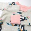 imageHonestBaby Baby OnePiece Holiday NonSlip Footed 100 Organic Cotton PajamasPenguin Dash