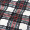 imageHonestBaby Baby OnePiece Holiday NonSlip Footed 100 Organic Cotton PajamasRed Tartan