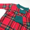 imageHonestBaby Baby OnePiece Holiday NonSlip Footed 100 Organic Cotton PajamasRoyal Stewart Plaid