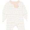 imageHonestBaby Baby Sleep N Play OnePiece Sleeper ZipFront Organic Cotton Footed Holiday Pajamas2pack Fair Isle Ivory Pink