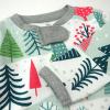 imageHonestBaby Baby Sleep N Play OnePiece Sleeper ZipFront Organic Cotton Footed Holiday Pajamas2pack Feelin Pine