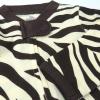 imageHonestBaby Baby Sleep N Play OnePiece ZipFront Footed Organic Cotton Pajama Sleeper2pack Brown Zebra