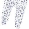 imageHonestBaby Baby Sleep N Play OnePiece ZipFront Footed Organic Cotton Pajama Sleeper2pack CompassNavy