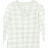 imageHonestBaby Baby Sleep N Play OnePiece ZipFront Footed Organic Cotton Pajama Sleeper2pack Jumbo Ombre Stripe Sage