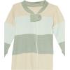 imageHonestBaby Baby Sleep N Play OnePiece ZipFront Footed Organic Cotton Pajama Sleeper2pack Jumbo Ombre Stripe Sage