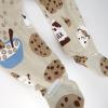 imageHonestBaby Baby Sleep N Play OnePiece ZipFront Footed Organic Cotton Pajama Sleeper2pack Milk N Cookies