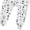 imageHonestBaby Baby Sleep N Play OnePiece ZipFront Footed Organic Cotton Pajama Sleeper2pack Pattern Play