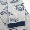 imageHonestBaby Baby Sleep N Play OnePiece ZipFront Footed Organic Cotton Pajama Sleeper2pack Shibori Stripe Navy